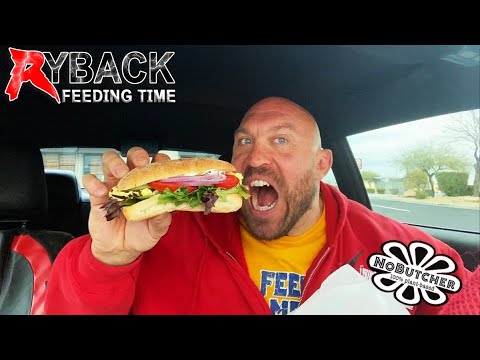No Egg Salad Sandwich with Chips Mukbang Ryback Feeding Time