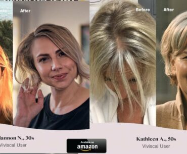 Results of Thicker, Fuller Hair; Nourish Thinning Hair /Amazon Beauty Products