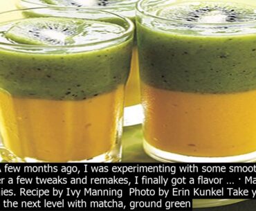 Green tea smoothie diet   inside  healthy green tea smoothie rich in antioxidants and vita