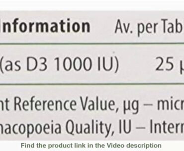 #AmazonUK  Vitabiotics | Ultra Vitamin D3 Tablets | 1 x 96sHealth Personal Care