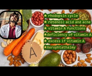 Vitamin A || fat soluble vitamins || vitamin A part (2/2) Urdu/Hindi || rhodopsin cycle || Retinoids