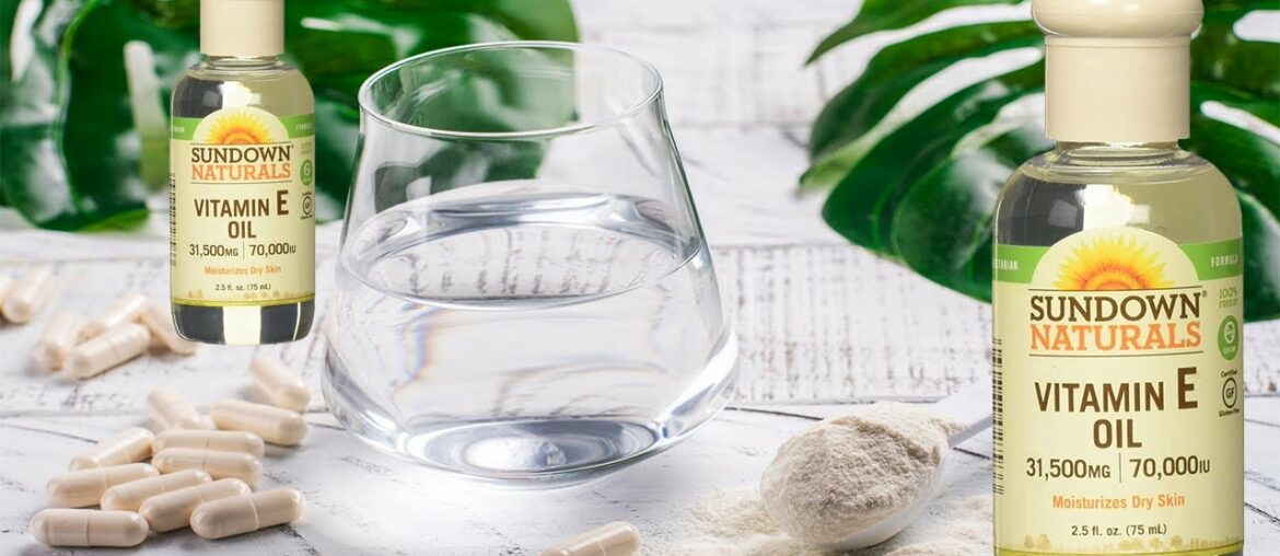 Sundown Naturals Vitamin E 180 mg 400 IU 100 Softgels