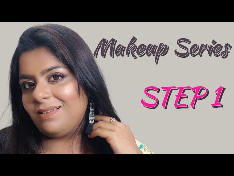 Step 1 of Black & Silver Smokey Eye || Makeup Series || Menka Punjabi