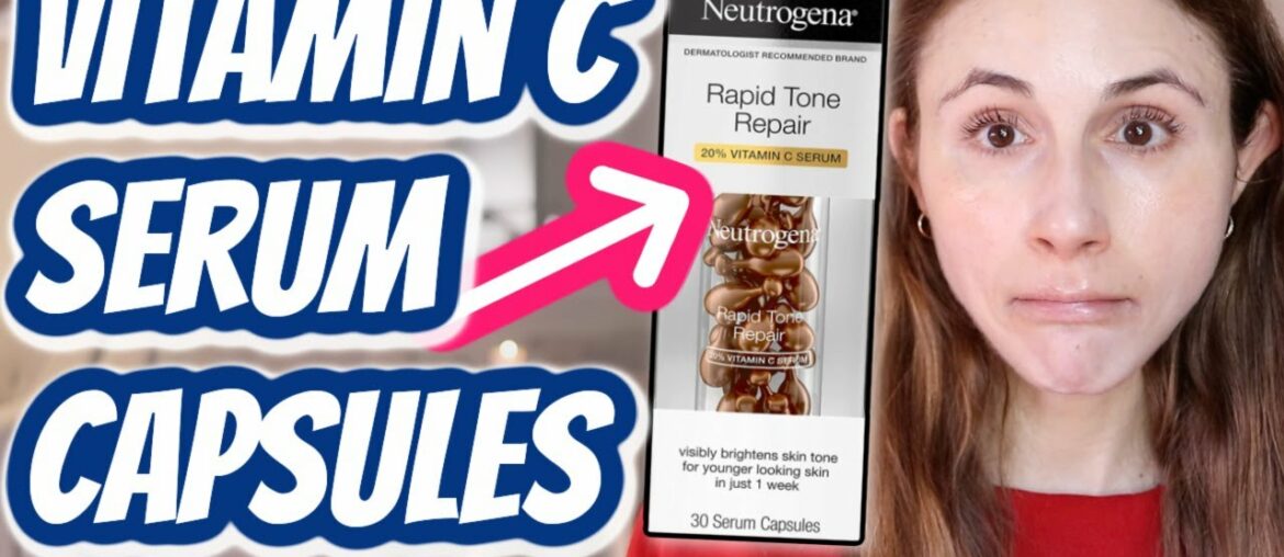 Neutrogena Rapid Tone Vitamin C capsules review| Dr Dray