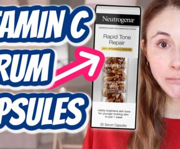 Neutrogena Rapid Tone Vitamin C capsules review| Dr Dray