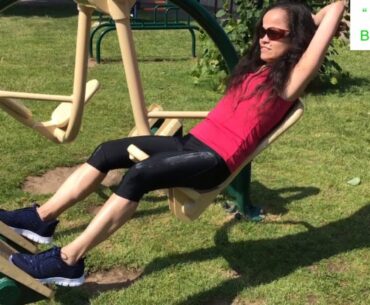 exercise@Wyndham park with free equipment/love life-be healthy/Vitamin D-sunlight