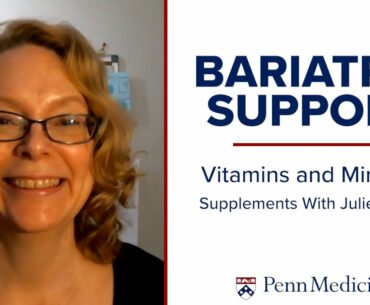 Recommended Vitamins and Minerals Post-Bariatric Surgery