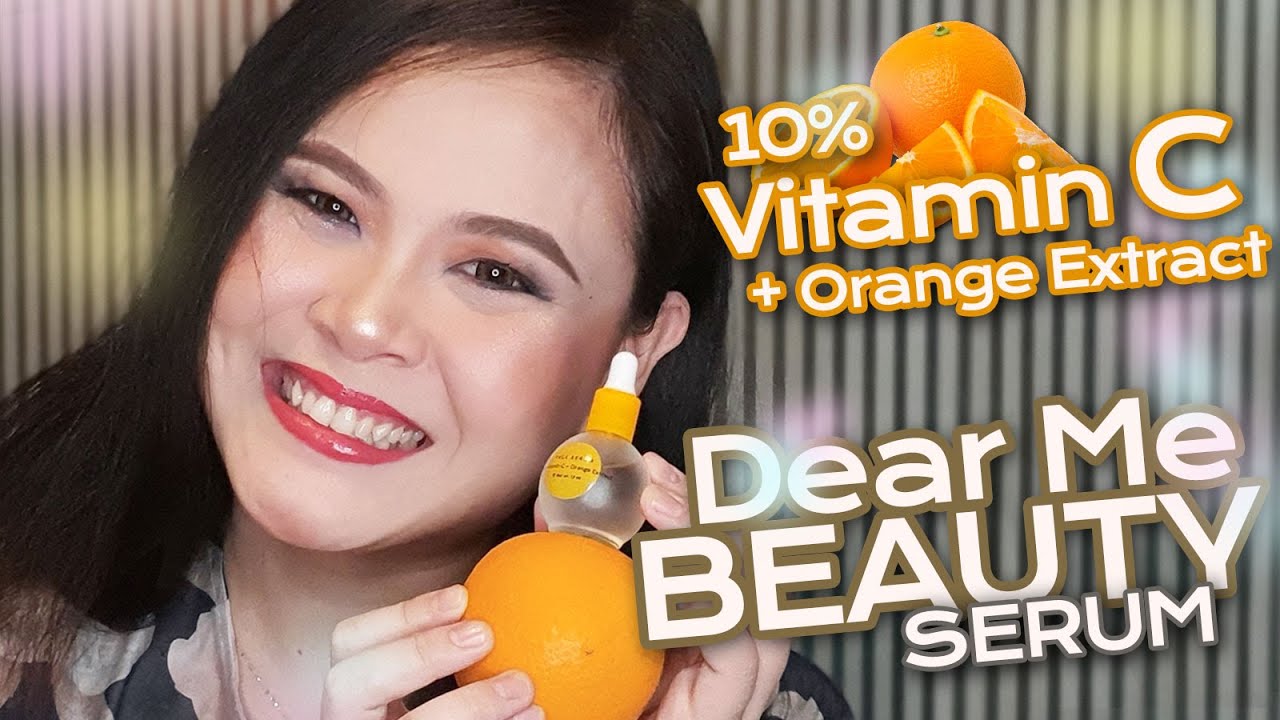Dear Me Beauty Review Serum Vitamin C & Orange Extract Mencerahkan
