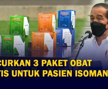 Presiden Jokowi Luncurkan 3 Paket Obat dan Vitamin untuk Pasien Isoman, Apa Saja Isinya?