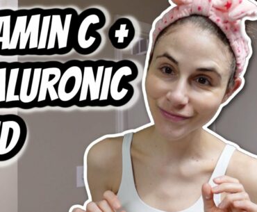 Vlog: Using VITAMIN C AND HYALURONIC ACID | Dr Dray
