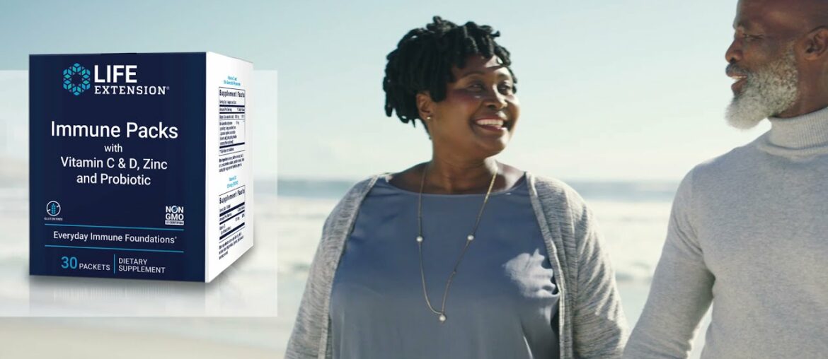 Immune Packs with Vitamin C and D, Zinc and Probiotic from Life Extension
