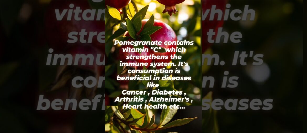 Facts about pomegranate.#pomegranate #vitamins #healthyworld #shortfeed #viralshort #viral #youtube