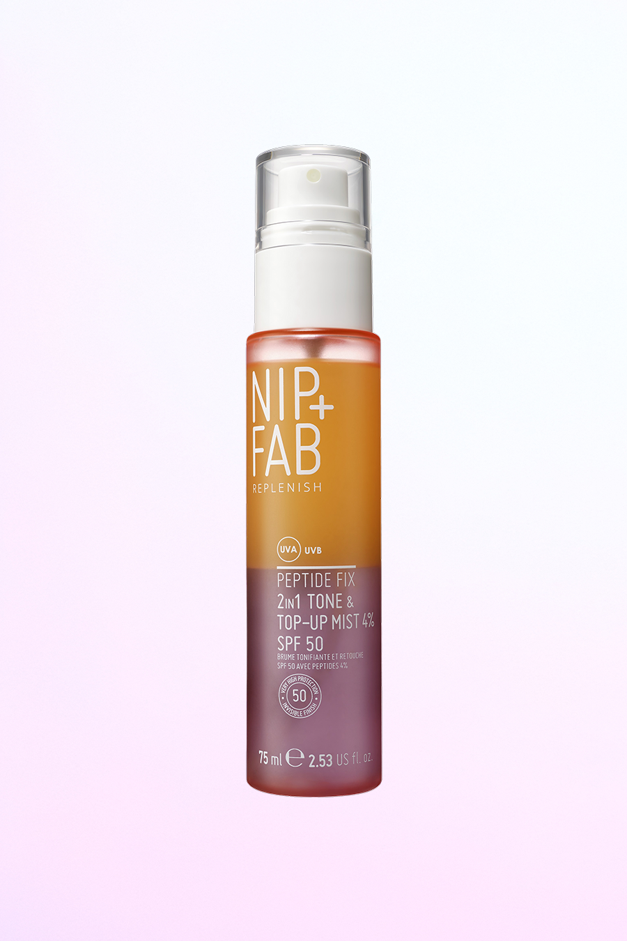 Peptide Fix 2-in-1 Tone & Top-Up Mist 4% SPF50