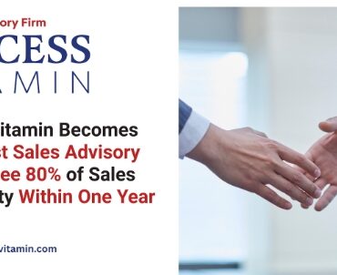 Success Vitamin Becomes India’s First Sales Advisory to Guarantee 80% of Sales Productivity Within One Year