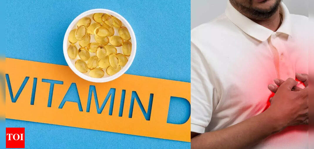 Vitamin D may reduce heart attack risk: Study highlights cardiovascular benefits