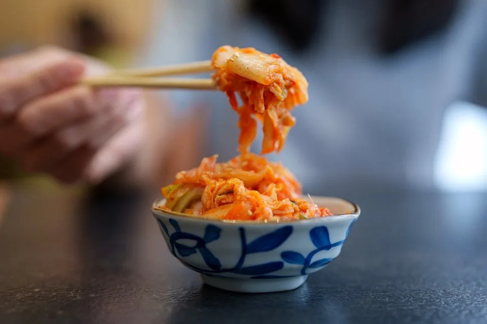 Friendly bacteria: Fermented foods like kimchi can help maintain a healthy microbiome (Getty Images)