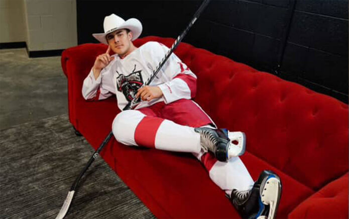 On the ice or off, Ben Grandchamp brings the same mix of discipline and lighthearted camaraderie that defines his journey at APSU: balancing hard work with a playful spirit. (Contributed photo)