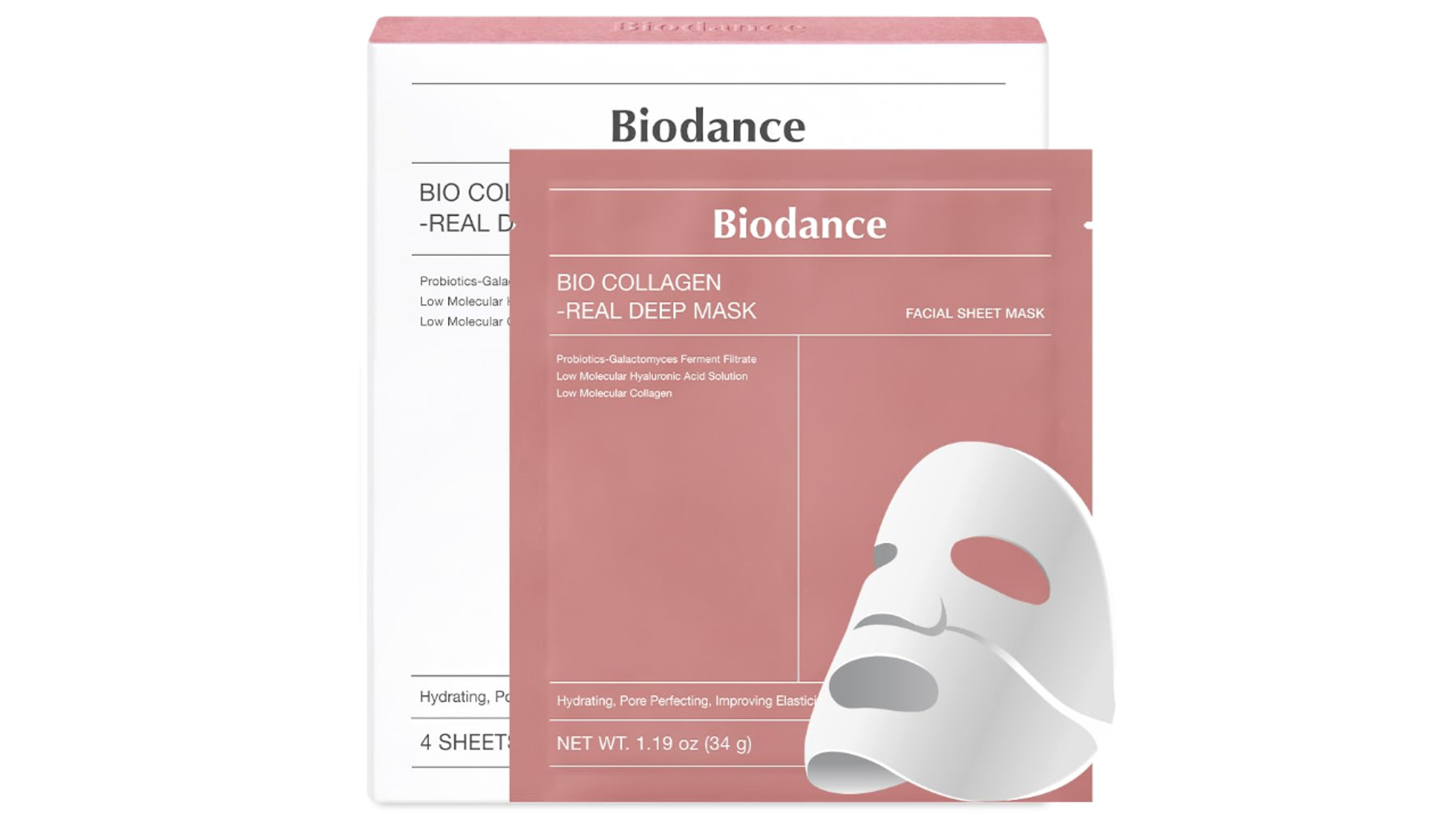 BIODANCE Bio-Collagen Real Deep Mask (4-Count)
