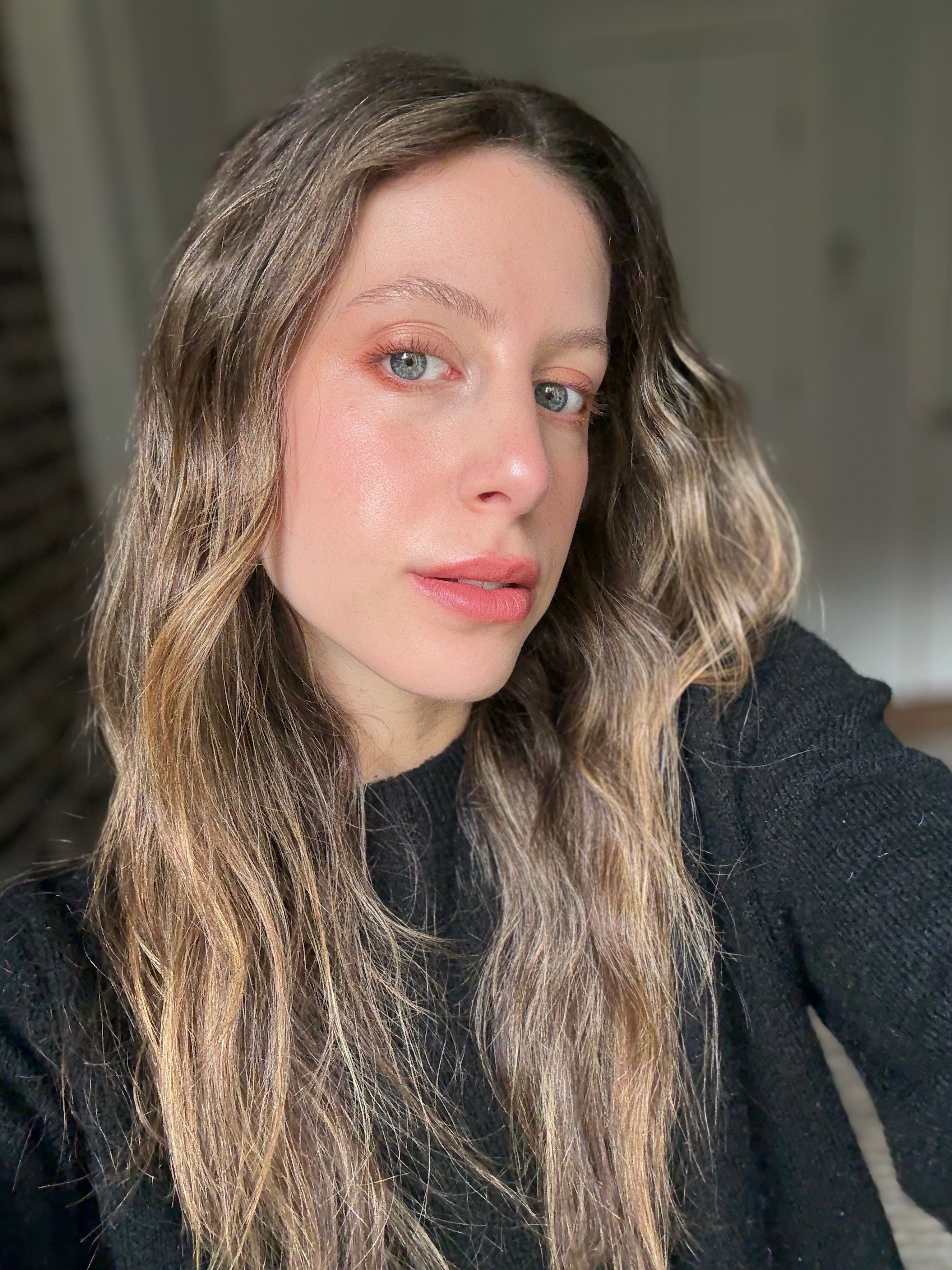 Jamie Schneider wearing Dior's 2025 holiday makeup collection.