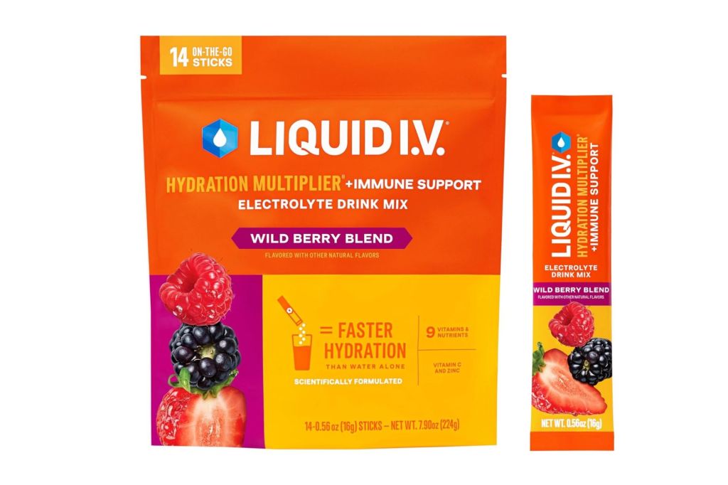 A pouch of Liquid I.V.