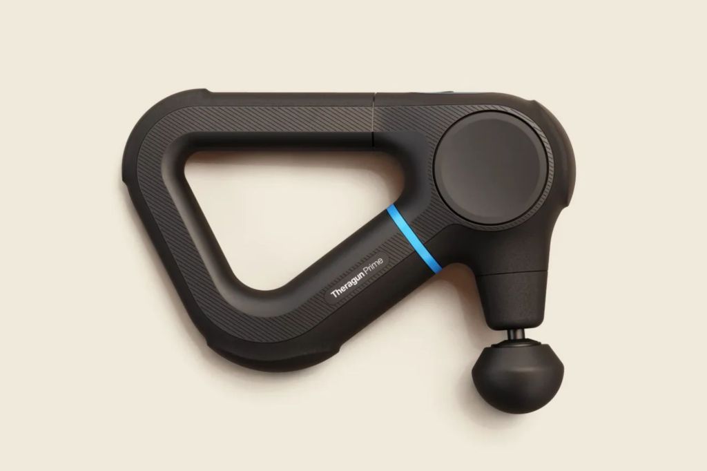 A Theragun massage gun.