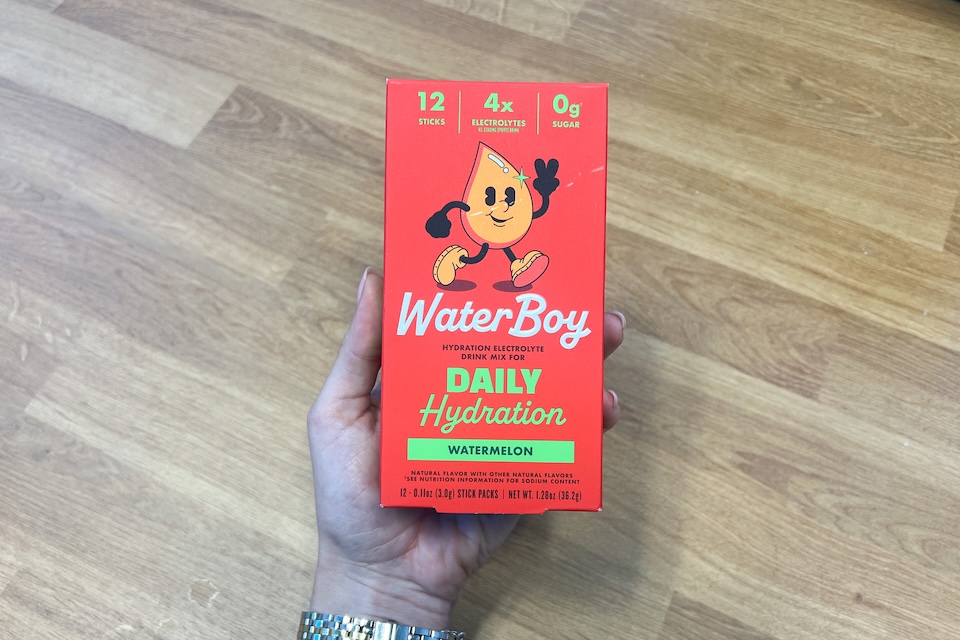 Waterboy Daily Hydration as best electrolyte powder