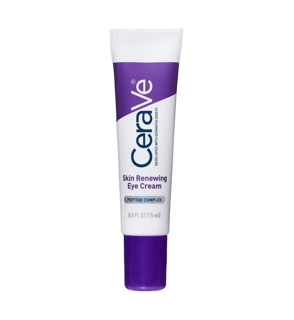 CeraVe Skin Renewing Eye Cream with Peptide Complex   Caffeine for Brighter Smoother Eyes 15ml