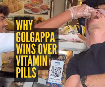 Watch: Reel proves Indians trust a blindfolded Golgappa bite more than vitamin pills