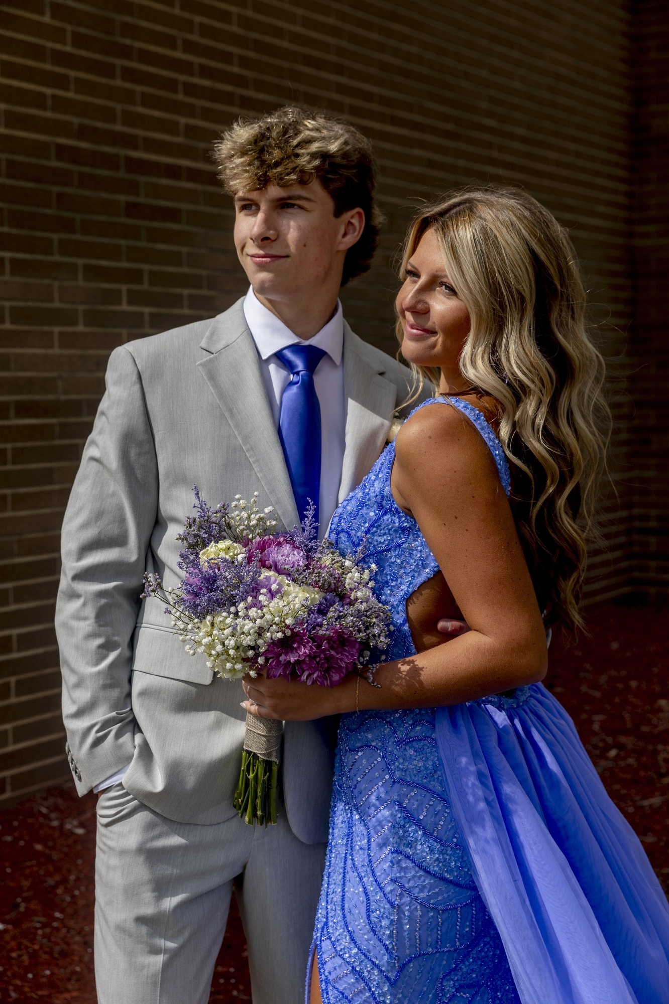 More than 630 students and guests attended the Davison prom on Saturday, May 3, 2025, seen here before loading charters buses at Davison High School before their destination excursion aboard the Detroit Princess Riverboat.
