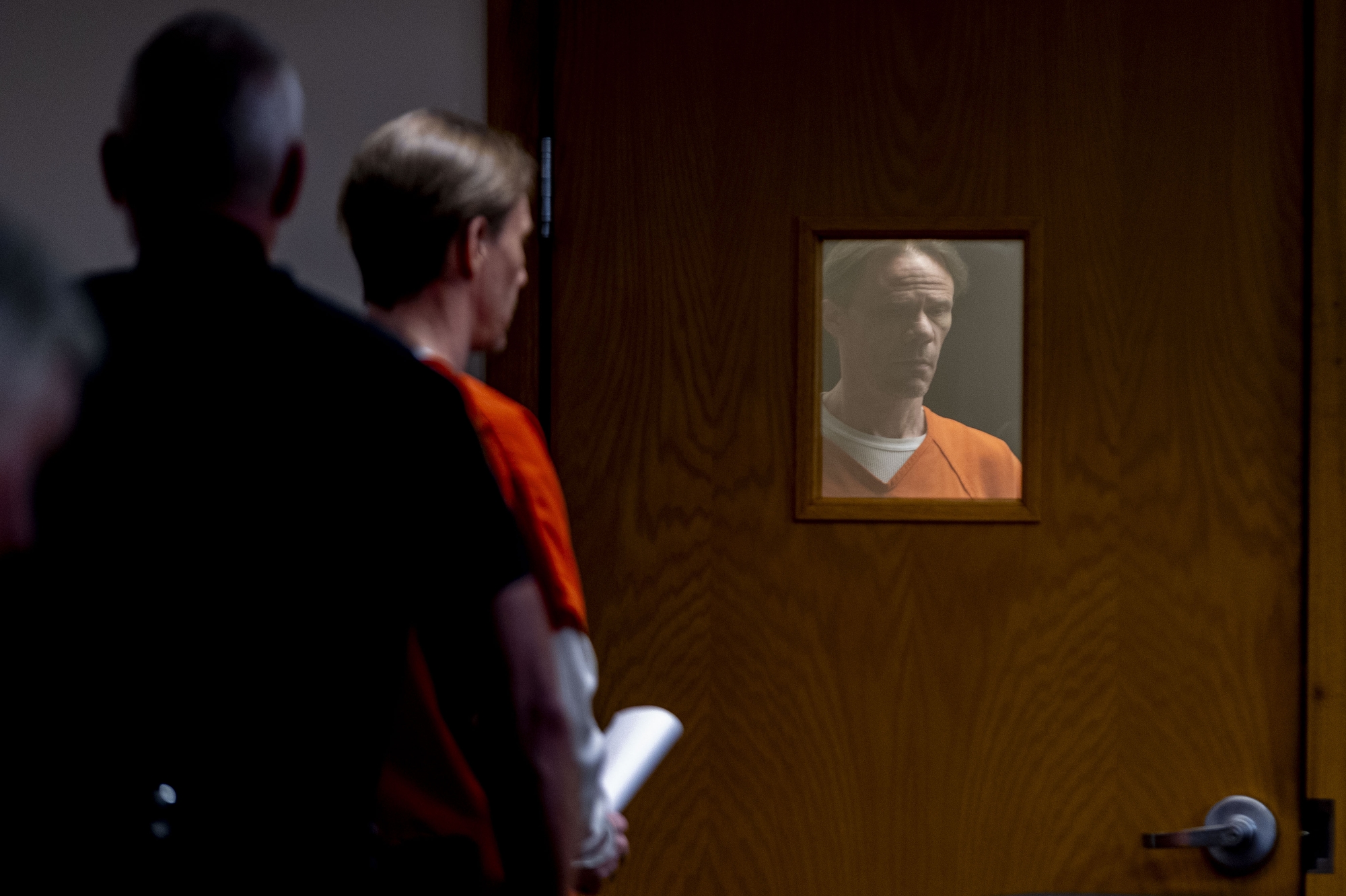 Chadwick Mobley, one of the two men accused of the 2011 murder of Andrea Eilber, walks out of the courtroom after being sentenced to life in prison on Tuesday, April 15, 2025 at Lapeer County Circuit Court in Lapeer.
