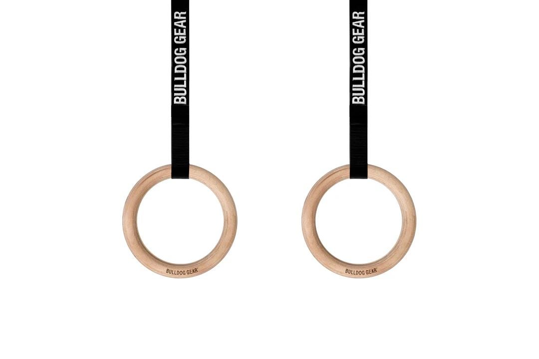 Bulldog Gear wooden gymnastic rings