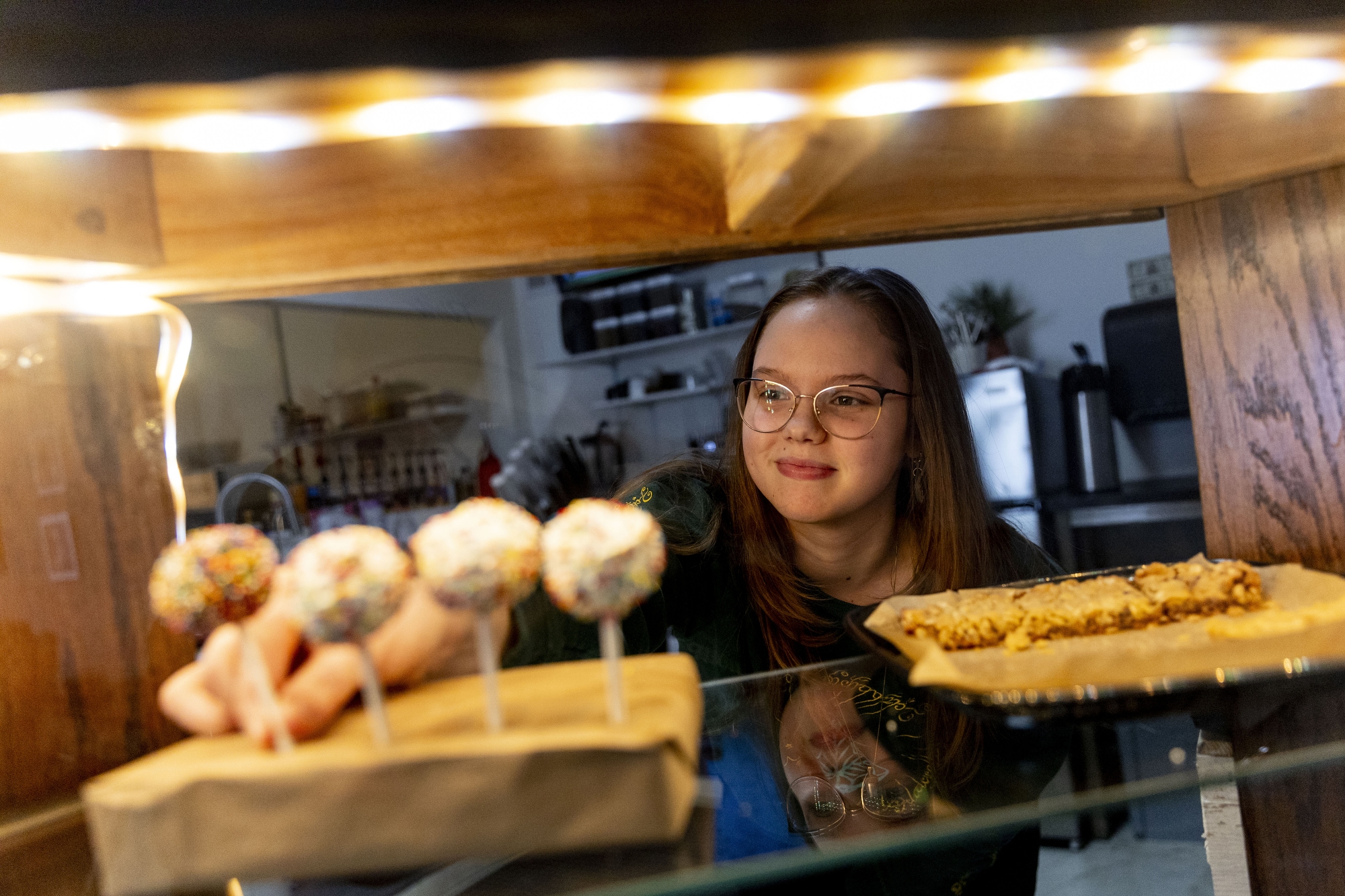Crystal Pace, owner of Creative Cafe, offers up a wide selection of beverages, including espresso drinks, cappuccinos, lattes, chai lattes, hot chocolate, iced drinks and bubble tea, as well as food and baked goods too. Jake May | MLive.com