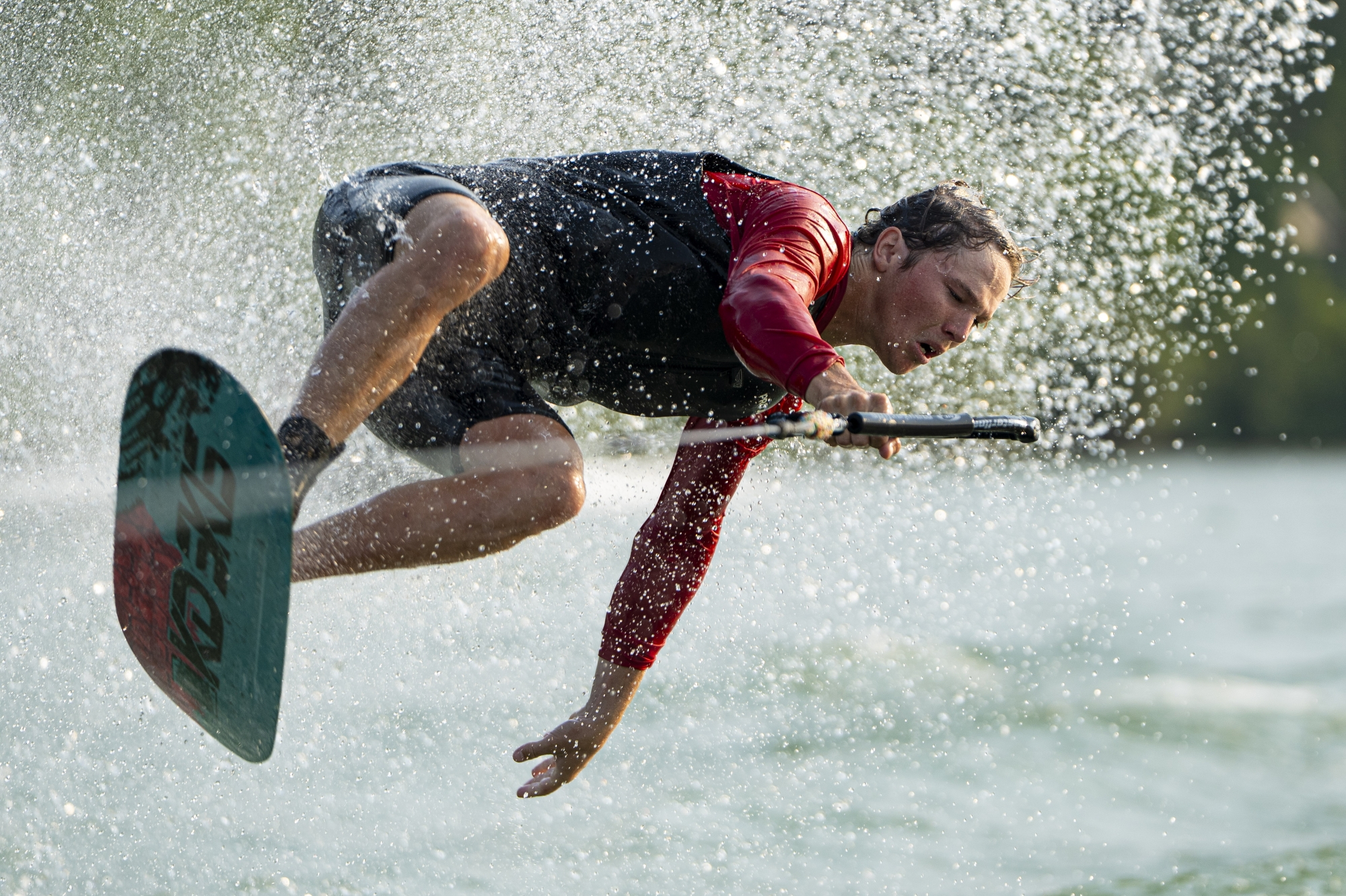 The Silver Lake Ski Club performs at the Freedom Festival Ski Show in Fenton on Thursday, July 3, 2025. The club has been a staple in the community since 1960.