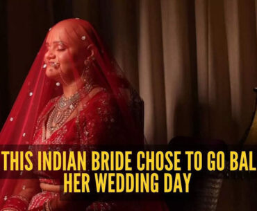 An Indian bride’s bald wedding look is sparking a powerful beauty conversation