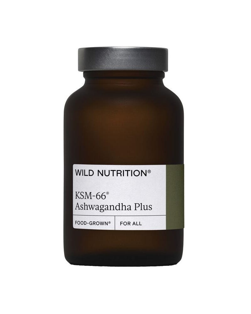 Wild Nutrition Food-Grown KSM-66 Ashwagandha Plus