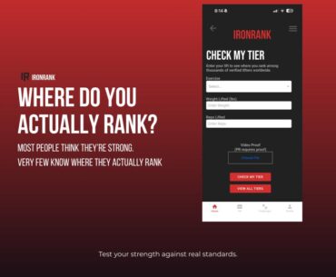 New Fitness App IronRank Brings Standards and Competition Back