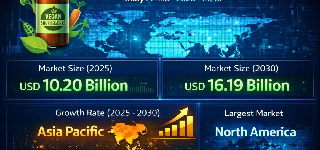 Vegan Supplements Market Size to Reach USD 16.19 Billion by 2030 as Demand Rises for Plant-Based Nutrition and Clean-Label Products
