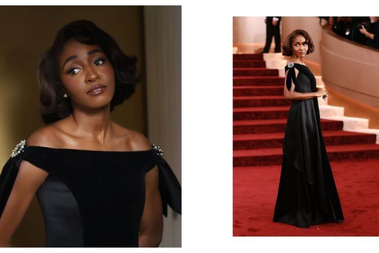 This is how Ayo Edebiri gets beauty ready for a red carpet