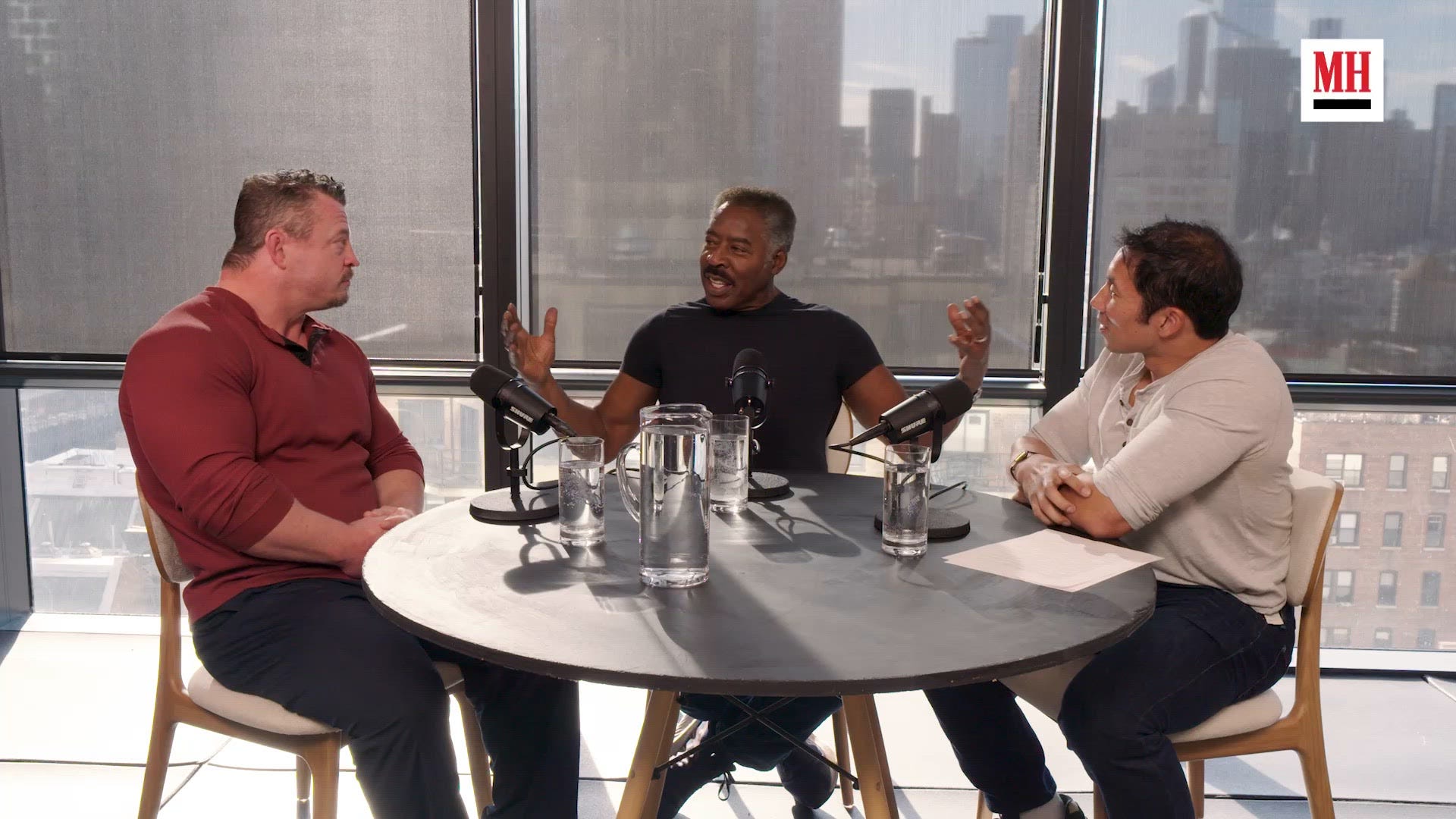 cover of mens health magazine featuring ernie hudson