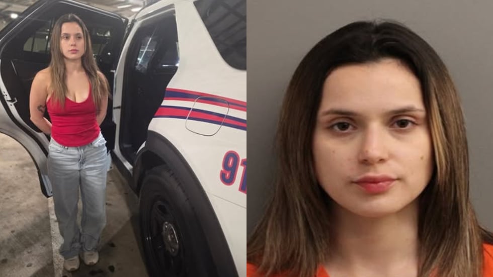 Aralyn Martinez, 24, was charged with aggravated assault.