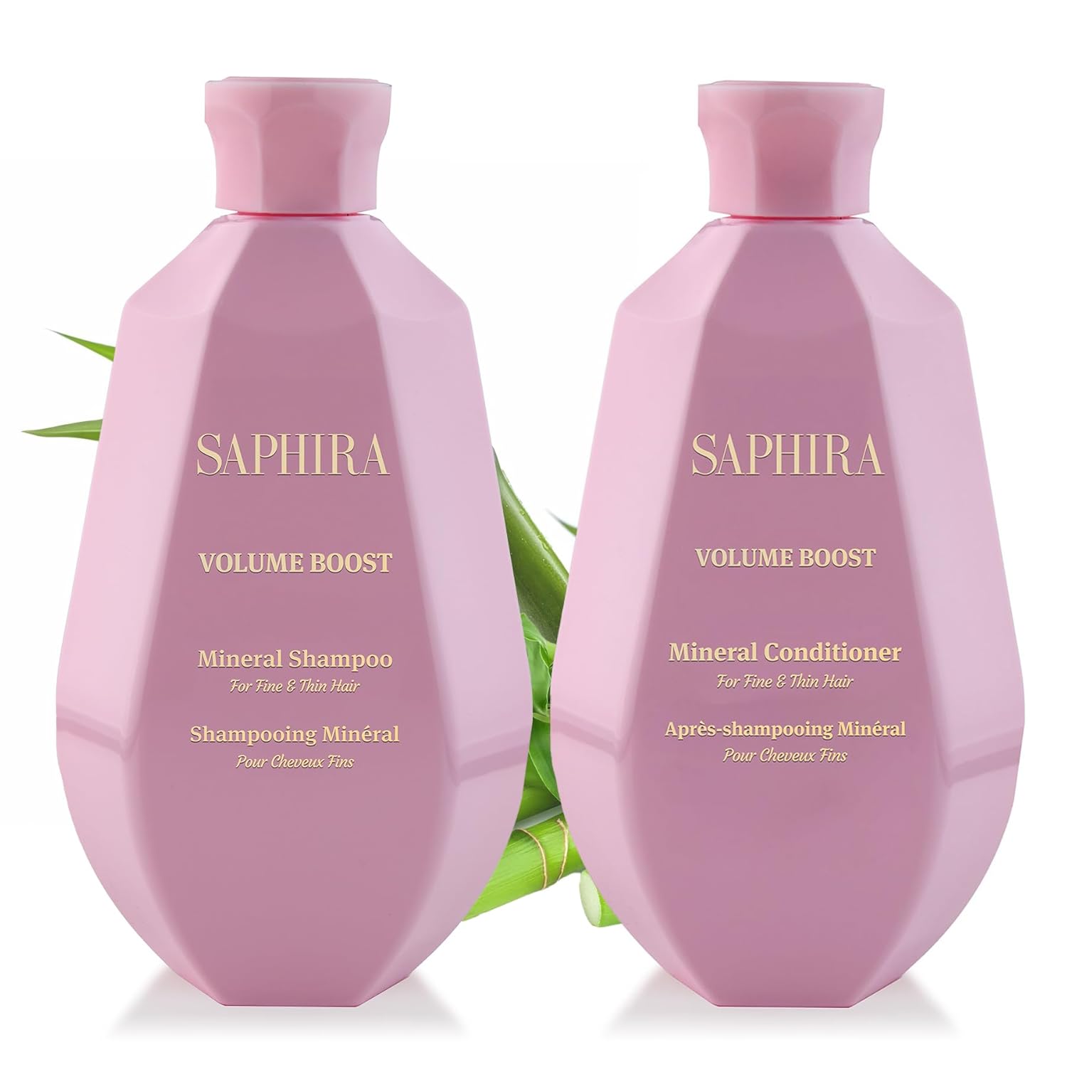 Saphira Volume Boost Shampoo & Conditioner Duo (8.5oz/250ml)