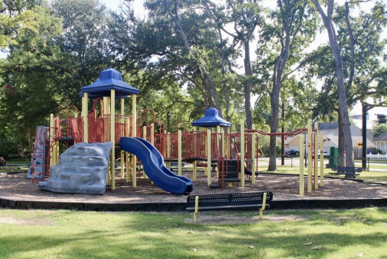 The Evergreen Park and Pool Complex was built in the 1960s. (Courtesy city of Bellaire)