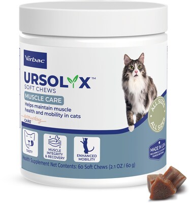 Virbac Launches URSOLYX™ Soft Chews for Cats: Feline Muscle Support Supplement