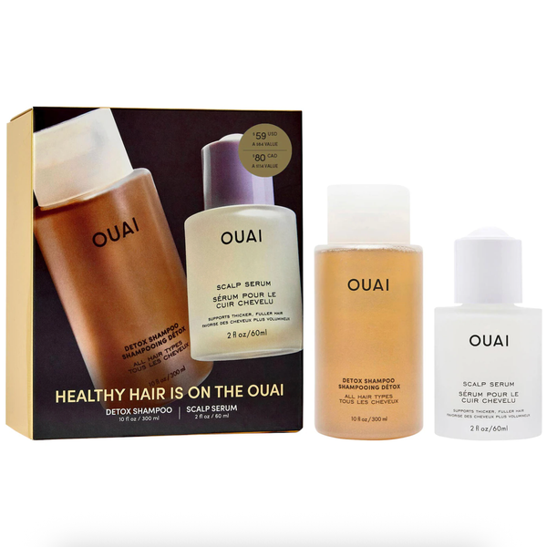 Ouai Detox Shampoo & Scalp Serum Hair Gift Set