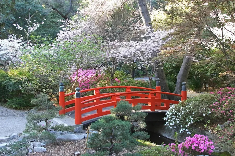 Walking paths let visitors easily explore all the gardens.