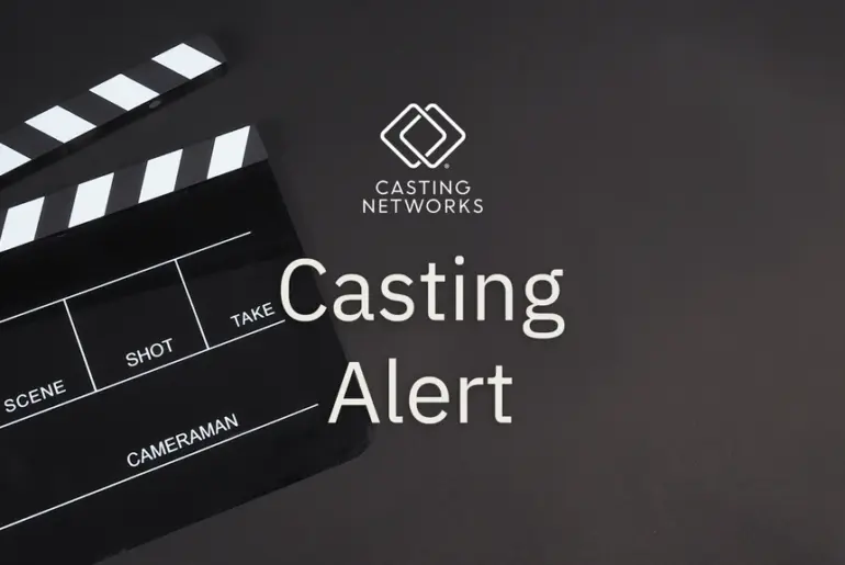 Blank slate on a charcoal background with text reading "Casting Alert" accompanied by the Casting Networks logo.
