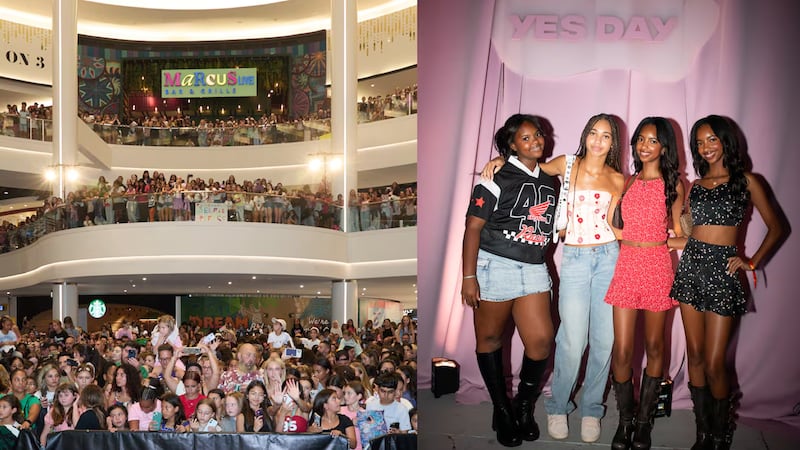 Launch events for tween brands Sincerely Yours (L) and Yes Day (R).
