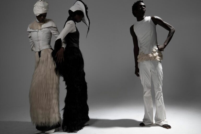 From Charlie Le Mindu's debut couture hair collection, "Metal Queen," for the spring 2013 season.