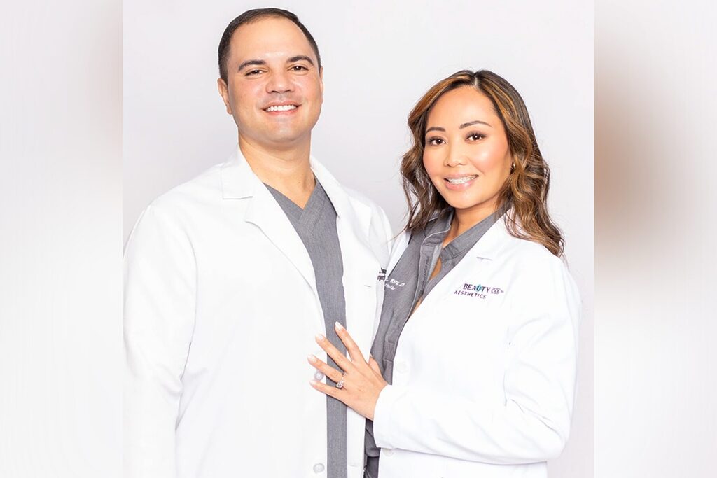 Recia Swanson and Dr. Terrell Swanon, owners of St. Johns County's New Beauty Company Med Spa.