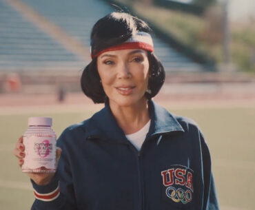 Kris Jenner in Lemme Creatine campaign video.